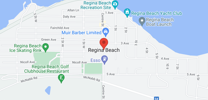 map of 9.84 ACRES REGINA BEACH